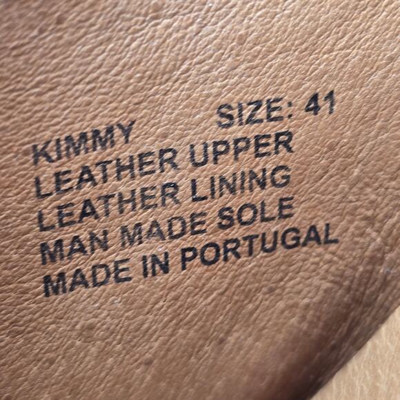 Miz Mooz Kimmy Flats Women's 9.5 41 Brown Leather D'Orsay Career Slip On Shoes - Picture 7 of 7